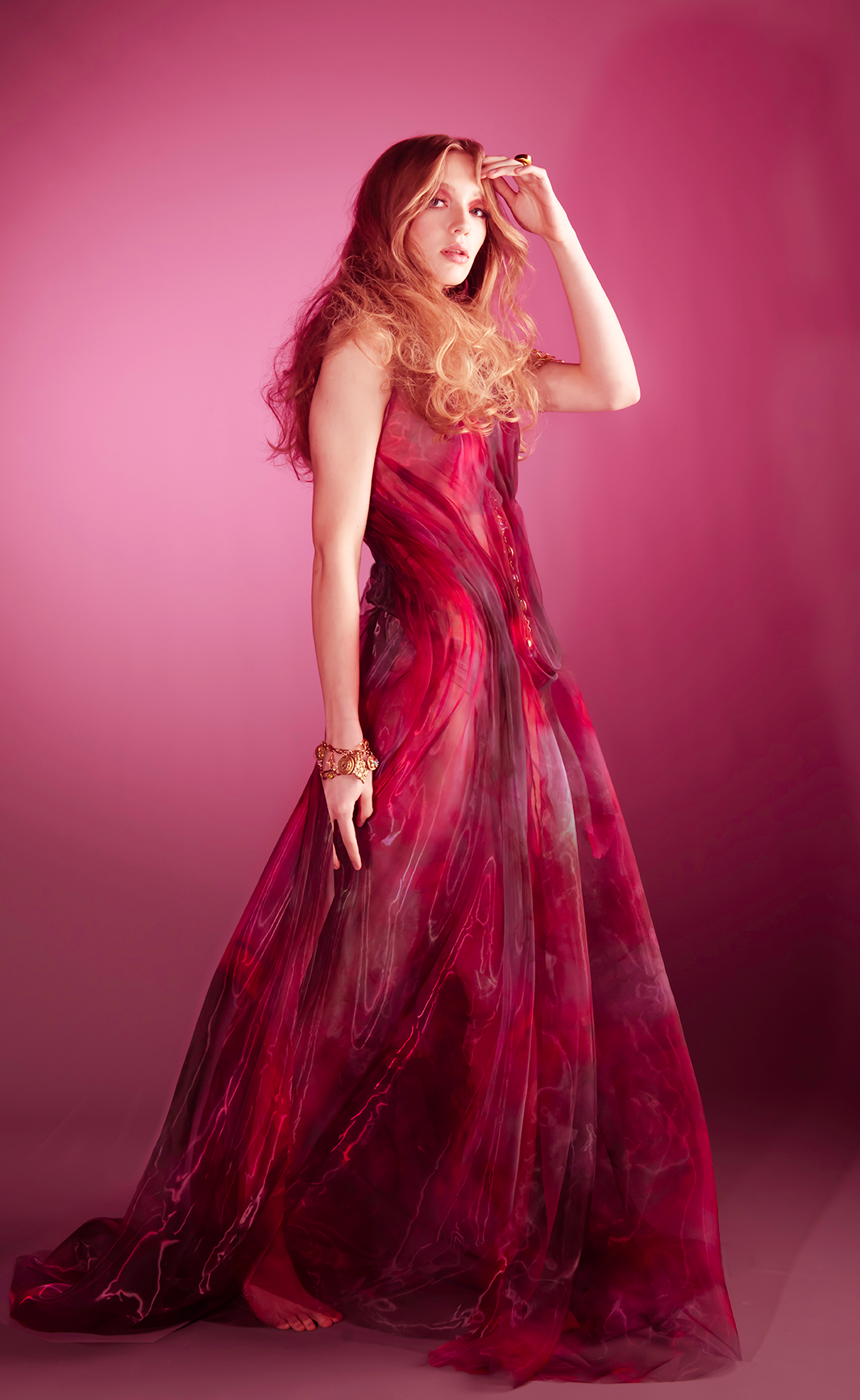 Diaphanous Lacquered Organza Gown Linda Asaf Design - Austin, TX Diaphanous Lacquered Organza Gown Linda Asaf Design - Austin, TX