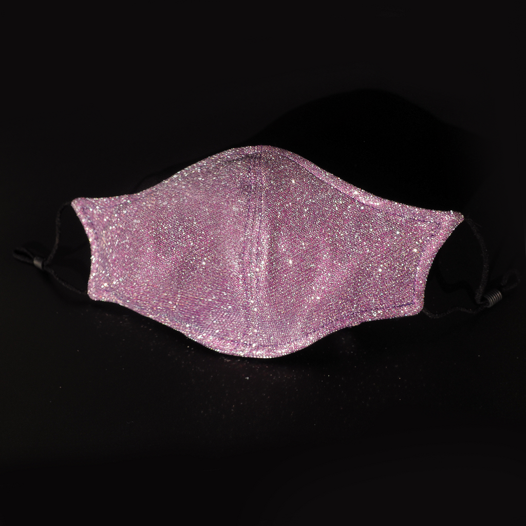 Star Date Metallic Mask - Purple